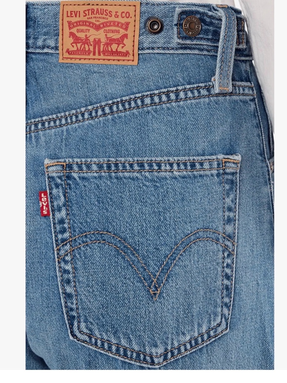 Levi's Cinch Barrel Jeans in Medium Blue Wash 27S - Picture 3 of 8